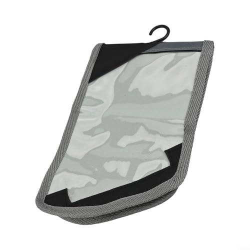 AugustknowU Fin Bag, Surfboard Fin Bag Waterproof Nylon Case Wallet Handbag Water Sports Accessory for FCS Fins Black M L(S) - Thumbnail 7