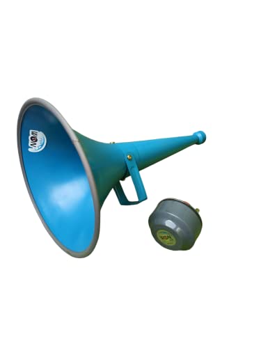 Image of WON wired Loudspeaker Pa System With 60 Watt Driver Unit Heavy Metal Body Blue Colour Size 12 Inch