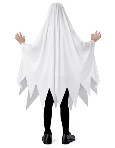 Image of Spooktacular Creations Ghost Costume for Kids with Pumpkin Basket, Scary Halloween Costume for Boys