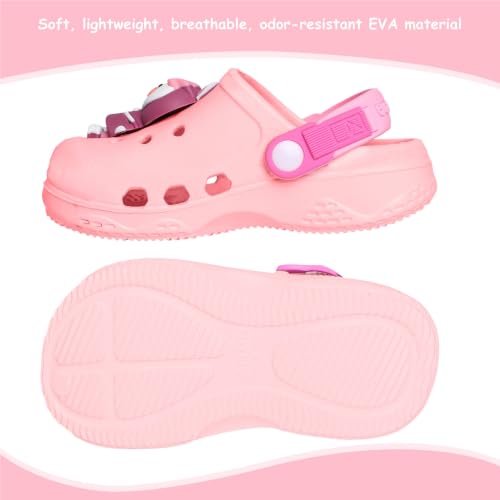 Image of Toddler Little Kids Clogs Slippers Sandals, Non-Slip Girls Boys Clogs Slide Lightweight Garden Shoes Slip-on Beach Pool Shower Slippers