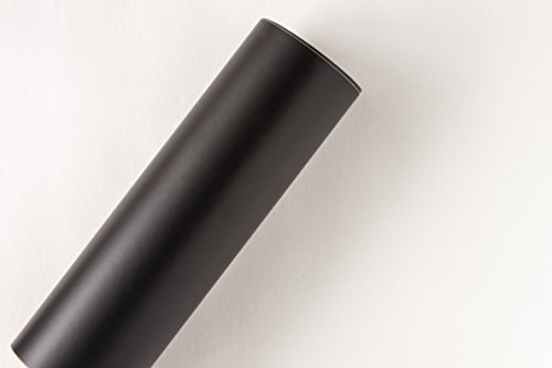 Oracal 631 Matte Black Repositionable Adhesive-Backed Vinyl for Craft Cutters, Punches and Vinyl Sign Cutters 12” x 10ft