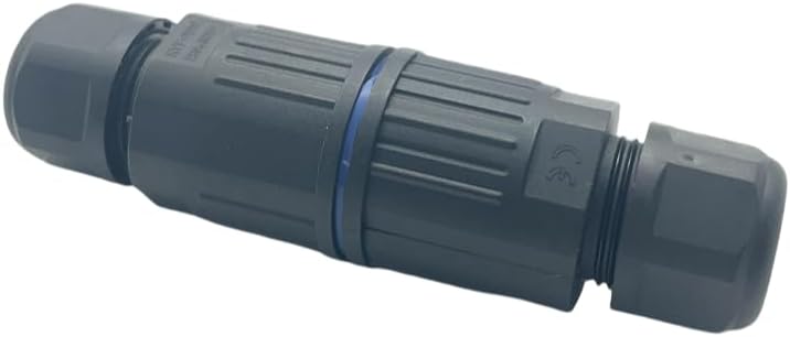 IP68 Waterproof Cable Connector Quick Connection KVSF-15 2 in 2 Out 2/3/4/5 Pin Electrical Terminal Adapter Wire Connector(KVF2505-4P)