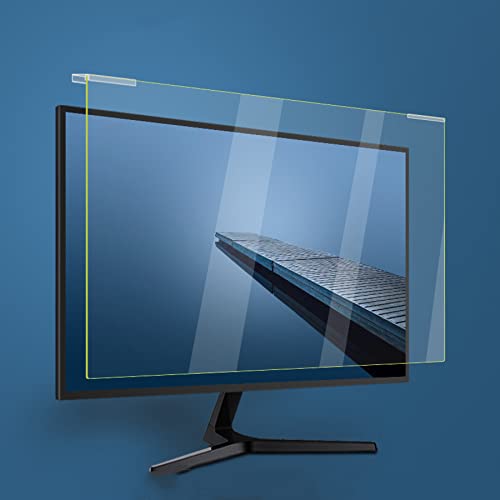 WLWLEO 17-28 Zoll Computer Displayschutzfolie, Anti-Blaulicht-/Anti-Kratz-/abschirmender UV-Filterfilm, Abnehmbare Displayschutzfolie Kompatibel mit LG/Dell/HP/Acer/Samsung,23 inch