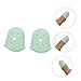 Hemoton 8pcs Silicone Finger Sleeves for Kalimba Thumb Piano Protectors Breathable and Comfortable for Musicians and Music