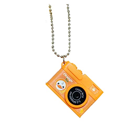Mini caméra porte-clefs pendentif caméra creative orange D - 2