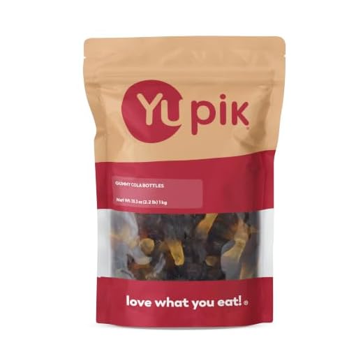 Yupik Gummies, Cola Bottle, 2.2 lb, Chewy candy
