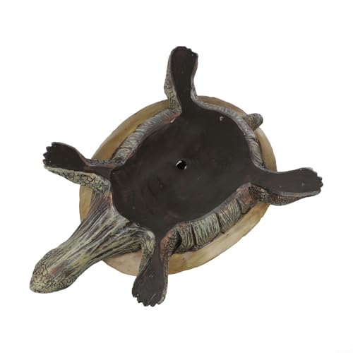 Sculpture de terrasse tortue en résine résistante pour décor de cour