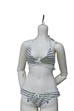 BJD Doll Clothes Striped Swimsuit Underwear for 1/3 BJD Doll Clothing Female Doll Miniatures Accessories (Doll Not Included)(Purple)