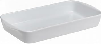 Pillivuyt Porcelain Large 3-Quart, 14-1/2-by-8-1/2-Inch Rectangular Baker