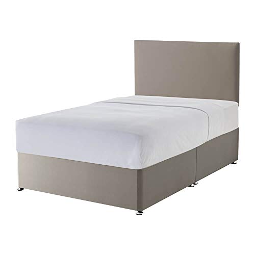 Image of Silentnight Non Storage Divan | Slate Grey | Single