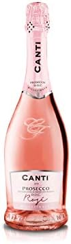 Canti Prosecco D.O.C. Rosè Millesimato con celofán Vino Espumoso Italiano Extradry Seco – 1 Botella X 750ml Canti Prosecco D.O.C. Rosè Millesimato con celofán Vino Espumoso Italiano Extradry Seco – 1 Botella X 750ml
