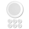 Vivio Lighting 6 Pack 7.5 Inch LED Disk Light Dimmable 3000K/4000K/5000K 3 Color Selectable 1080LM 15W Flush Mount LED Ceiling Light for Kitchen Laundry Room Closet Bathroom