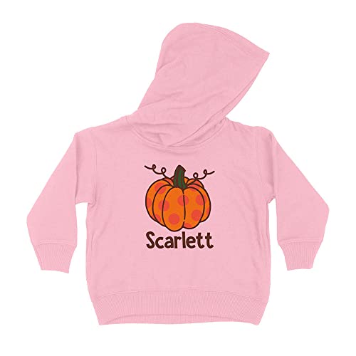 Pumpkin Scarlett Kids Hoodie Sweatshirt Toddler 2T Light Pink