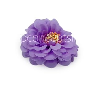 Image of WRAP Concepts Artificial Dahlia Flower Head for Home Decoration and Craft (Mauve)