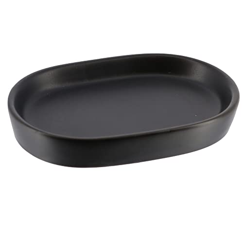 Sleek Stoneware Soap Dish Cup In Black - Upgrade Your Bathroom With A Modern Touch And Keep Your Soap Handy And Tidy #TOP25