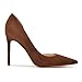 Nine West Women's Folowe Pump, Medium Brown Suede 210, 7