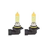 Zoogamo H10 Halogen Headlight Xenon Lightbulb – Pair of 12 Volt 100 Watt 3000K Super Bright Golden