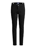 JACK & JONES youngs Jjimarco Jjbowie Sa Black Jr Hose, Schwarz, 164 EU