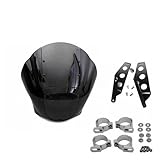 Seitenverkleidung Motorradverkleidung Im Stil Von Für Dyna Für Sportster Und FXD Street Bob Scheinwerferverkleidung Frontlampenmaske XL