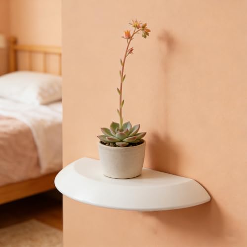 Étagère murale flottante bois blanc pour optimiser vos petits murs - 3