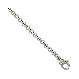 Stainless Steel Rolo Chain 1/8 inch wide, 30''