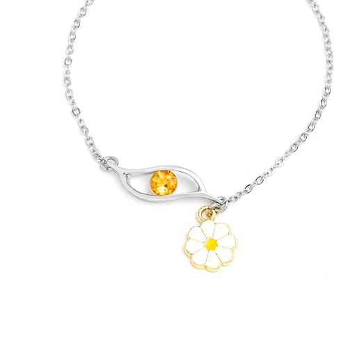Pierre précieuse citrine jaune d'une clarté exceptionnelle et argent brillant