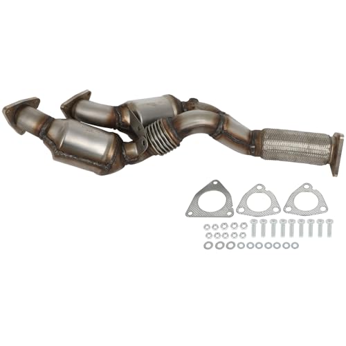 SCITOO 641236 Front Catalytic Converter Fit For Porsche For Cayenne 2004-2006,For Volkswagen For Touareg 2004-2006,3.2L,EPA Compliant