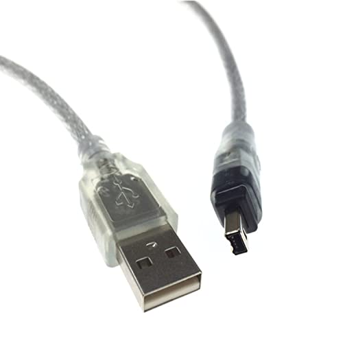 image for ALINNA 5FT USB 2.0 Male to IEEE 1394 4Pin Male iLink Firewire DV Cable