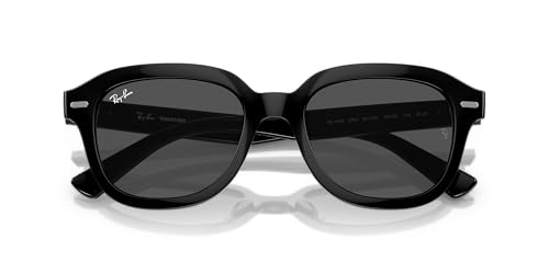 Image of Ray-Ban Unisex Sunglasses Opal Dark Grey Frame, Grey Lenses, 51MM