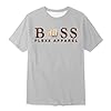 Graphic Mens t Shirt Trendy t-Shirts for Men UK Clothing Cotton tee Shirts Casual Printed Designer T-Shirt Tops Active Wear Undershirts Summer Clothes (Light Gray,XXL) #3