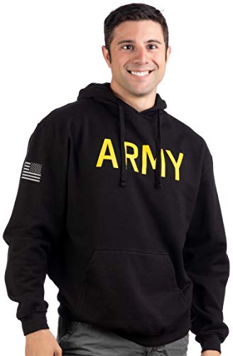 Ann Arbor T-shirt Co. U.S. Military, First Responder Hoodie USAF Army Navy Firefighter Sweatshirt Hoody