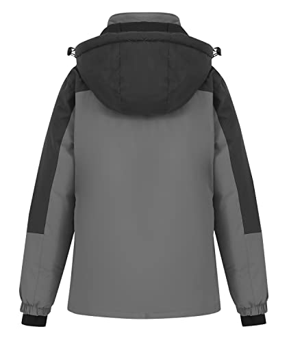 Image of Women's Waterproof Ski Jacket Hooded Snowboard Coat Warm Winter Snow Jackets