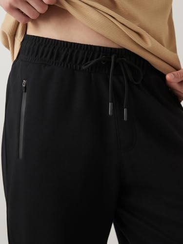 Image of Bewakoof Men's Solid Oversized Fit Cotton Joggers