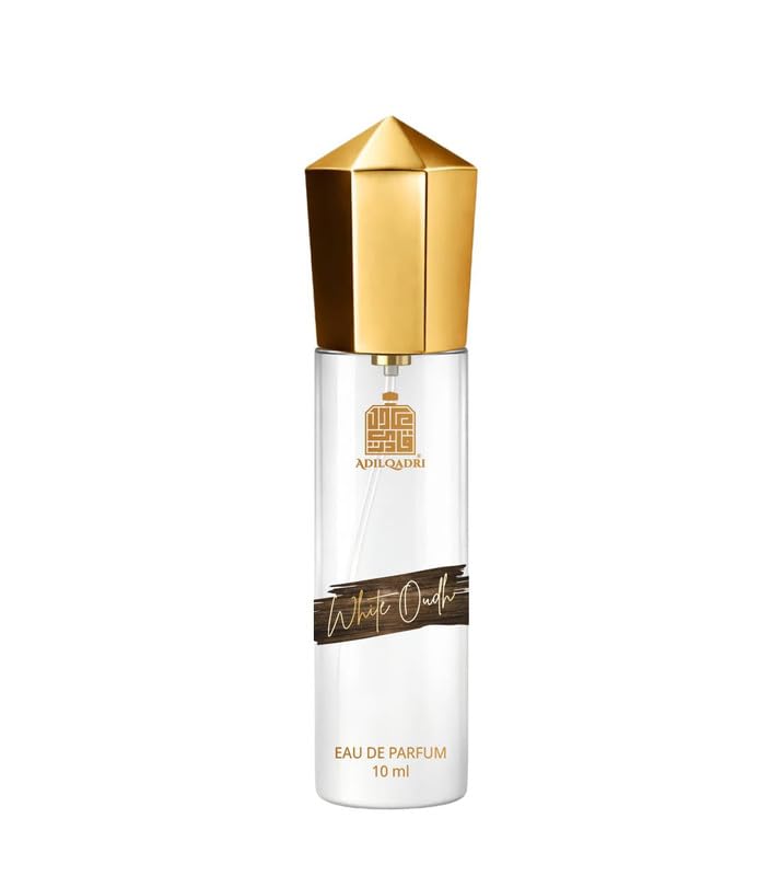 Image of Adilqadri White Oudh Eau de Parfum for Men | Strong Masculine Woody Oudh Fragrance | Long-Lasting Perfume | A Blend of Delicate Oudh & Fresh Florals | 10ml