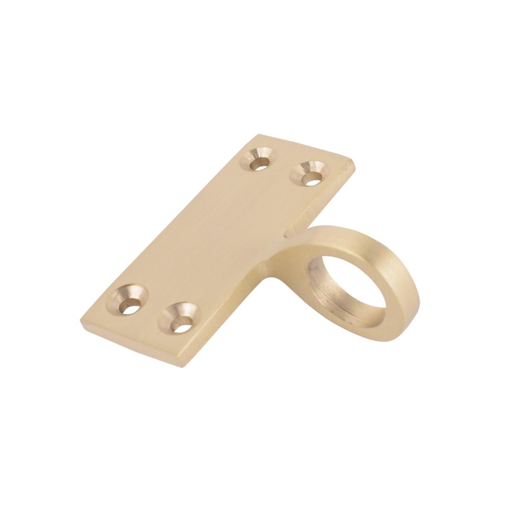 Sash Heritage Satin Brass Cast Brass Flat Sash Window Eye