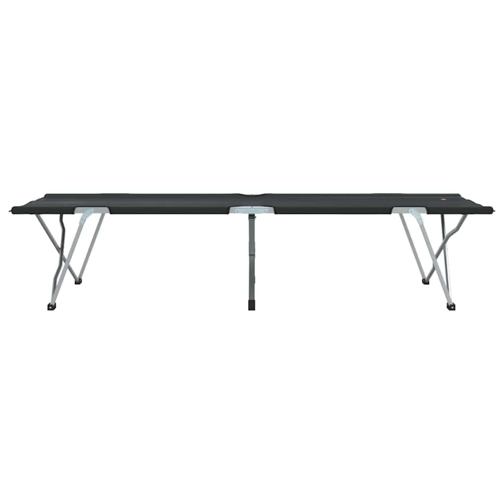 Generisch Klapp Schlafbett fürs Camping 2 pcs Schwarz Oxford und Stahl,Sportartikel,Outdoor-Aktivitäten,Camping Wandern,Camping-Möbel,Feldbetten-42003123