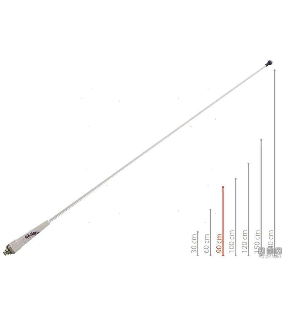 ANTENA VHF - 900 MM - FIBRA - 18 M + RA