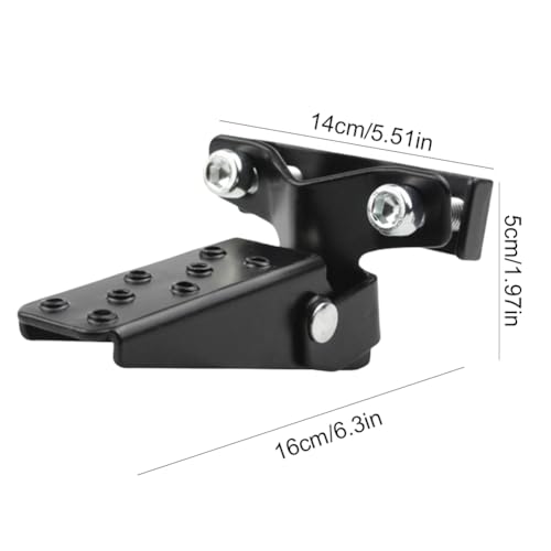 Pédales moto repose-pieds arrière pliables pour custom rétro