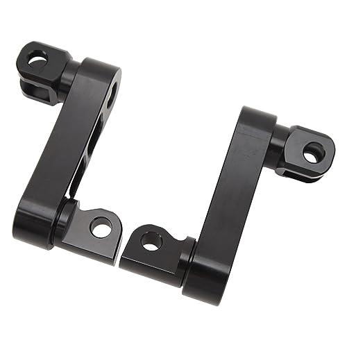 Motorrad-Fußrasten, Verstellbare Höhe Halterung für Fußrastenklemmenverlängerungen Highway Pegs-Verlängerungshalterungen 360° Verstellbar, Robust Fußrastenverlängerungshalterung