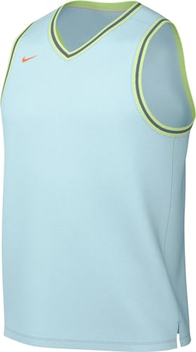 Nike Herren Dri-Fit DNA Jersey, Glacier Blue/Bright Mandarin, M