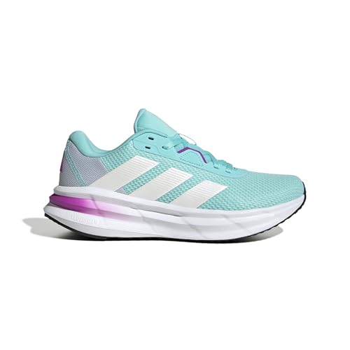 adidas Damen Galaxy 7 Running Shoes Laufschuhe, Flash Aqua/Zero met./Purple Burst