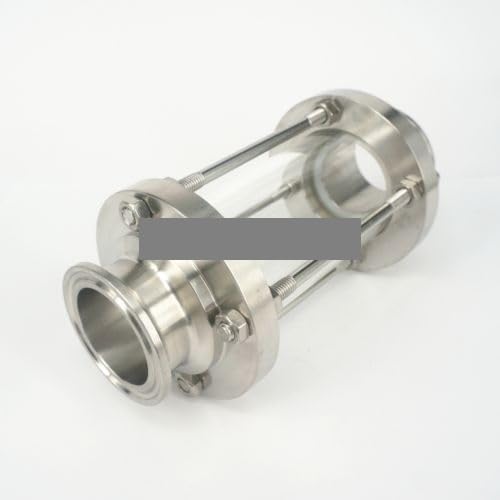 51mm パイプ OD 2インチ トライクランプ SS304 フローサイト グラス ダイポター 自作用