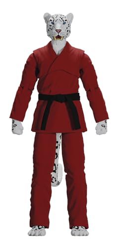 Icon Heroes Zoo Jitsu Fighters: Shadow The Snow Leopard (Red Gi) 6-Inch Action Figure