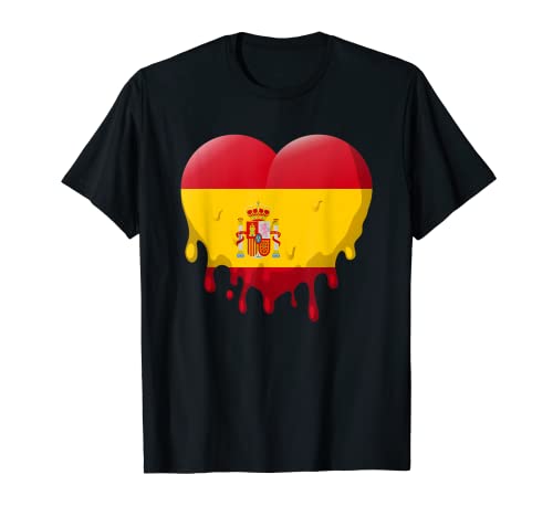 España Bandera de España Vacaciones Espana con texto en alemán Camiseta