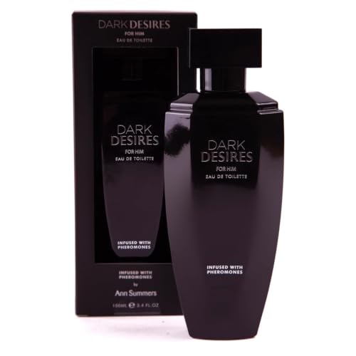 Ann Summers Dark Desires Pheromone Perfume for Men (100ml Eau de Toilette) - Long-Lasting Mens Aftershave with Red Fruit & Jasmine - Bold Masculine Scent to Enhance Attraction
