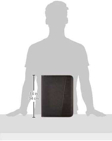 Amazon Basics Padfolio Binder with Document Organizer