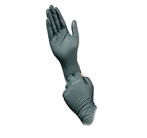 Microflex DFK-608-XXL Dura Flock Green Flock-Lined, Gloves, 2XL, Nitrile (Pack of 50)