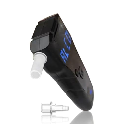 iBACheck Rechargeable Breathalyzer with Auto Flow detect and Auto Cleaning Feature, 10 Memories and LED Display Visible at Night (Black 2033) by iBACheck - Used condition - Image 8