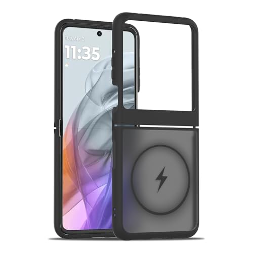 Casesmo for Motorola Razr 50/50s p P[X MagsafeΉ ^ ϏՌ g[ razr 50/50s Jo[ }bg  wh~ CX[dΉ X}zP[X Sʕی ~ ΂ݖh~ یP