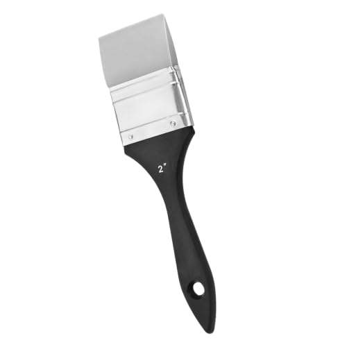 2 Inch Silicone Paint Brush, Flat Color Shapers for Artists Acrylic Resin